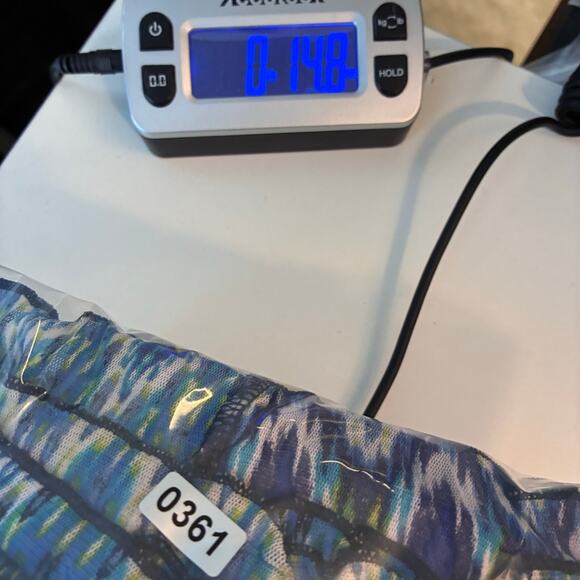 Vintage AGB Chiffon Maxi Skirt Women's Large Lined Blue Teal Chevron Tiered - Picture 10 of 10